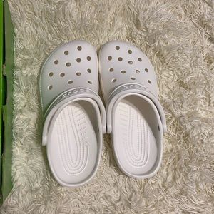 Like new white crocs!